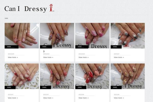 Gridly theme site design template sample