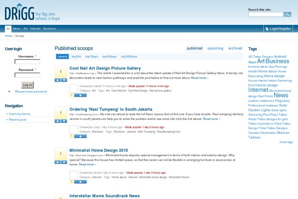 canildapedravilaverde.com site used WallPin v2