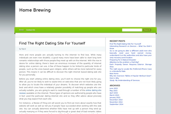 Cordobo theme site design template sample