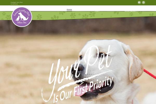 Site using Cornerstone-social-wall plugin
