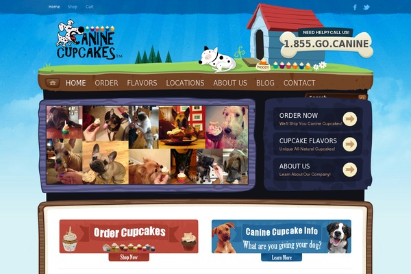 caninecupcakes.com site used Petsandvets