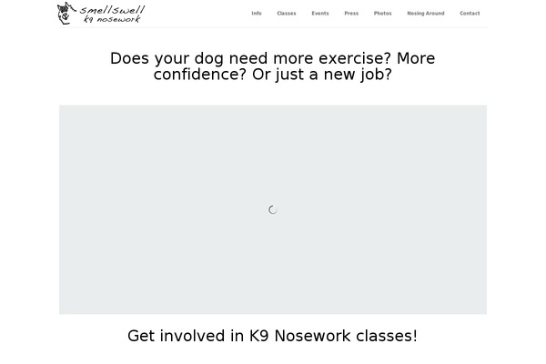 Immersion theme site design template sample