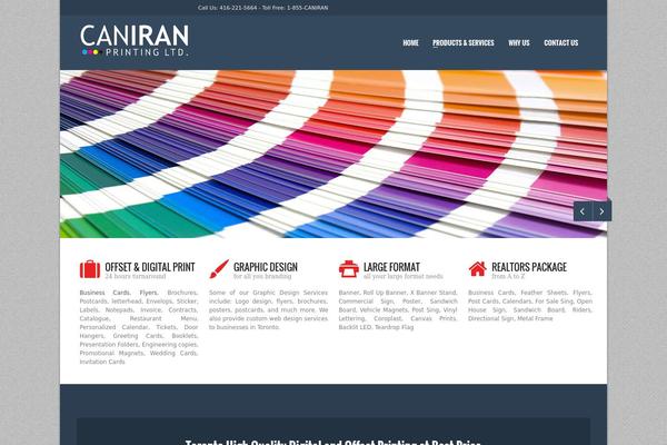 Colangine theme site design template sample