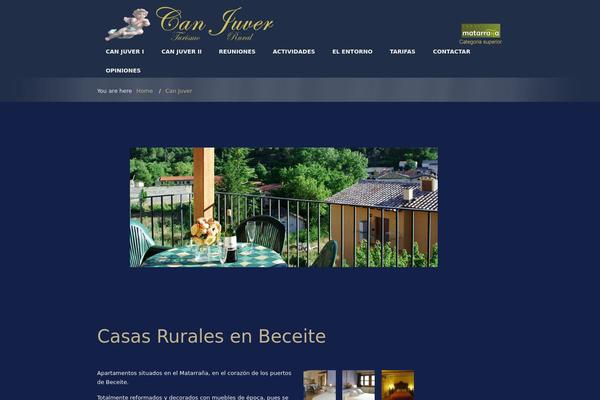 Caffeine theme site design template sample