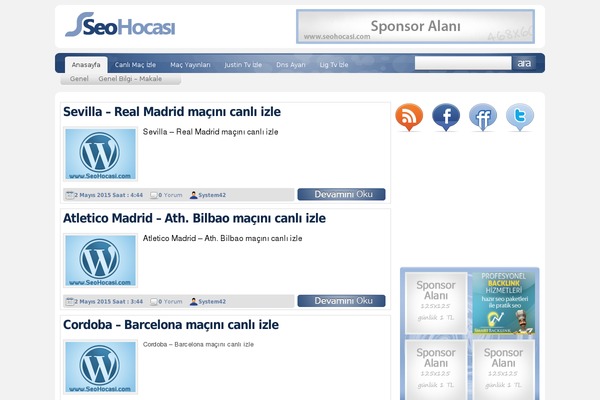 SEO Hocasi V3 theme site design template sample