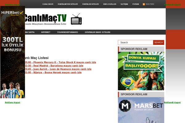 canlimactv.com site used Musicgate