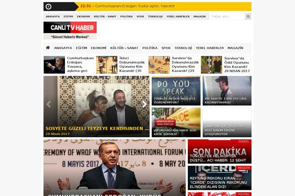 Thehaberv3 theme site design template sample