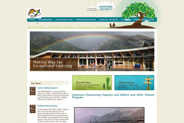 Child_care_creative theme site design template sample