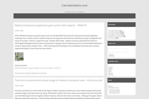 cannabisalerts.com site used Utopia