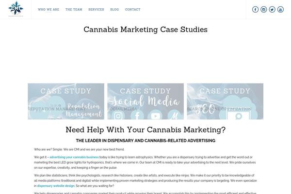 Willow theme site design template sample