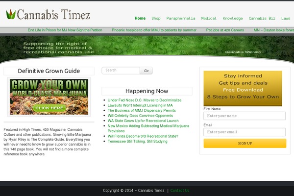 Site using Cb_goliath plugin
