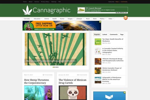 Fresh News theme site design template sample