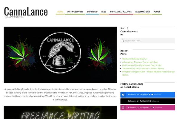 cannalance.com site used Unos