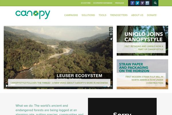 canopyplanet.org site used Canopy2015