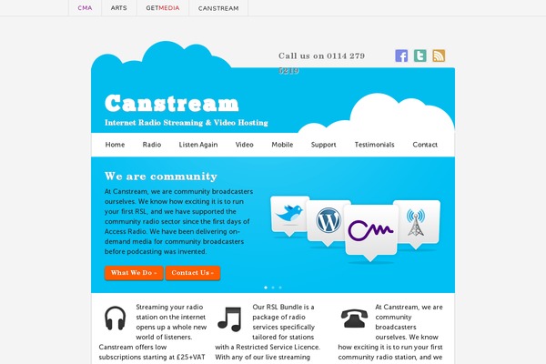 canstream.co.uk site used Flash-child