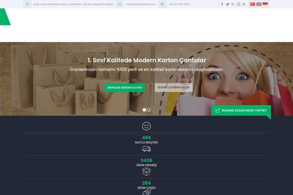 Denge theme site design template sample