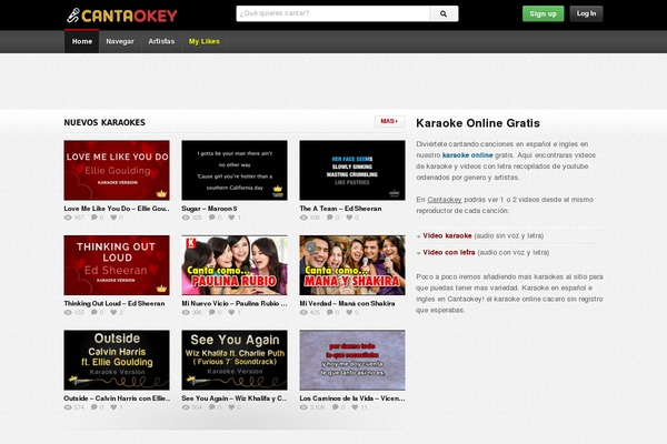 cantaokey.com site used Bimber-child-theme