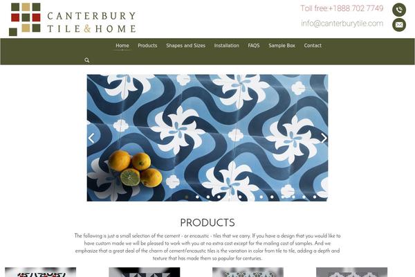Ct theme site design template sample
