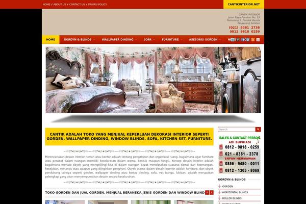Moderno theme site design template sample