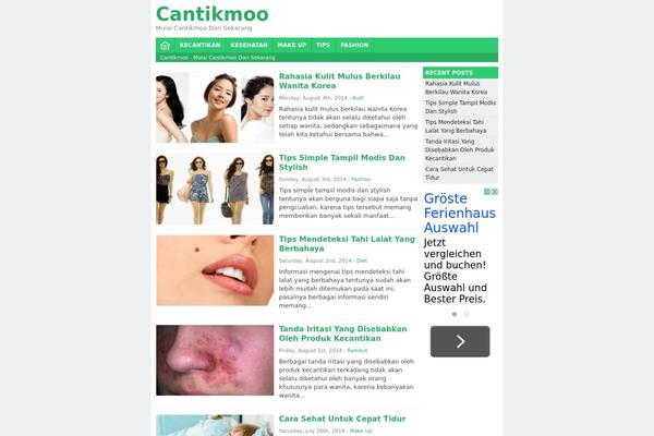 Flat728 theme site design template sample