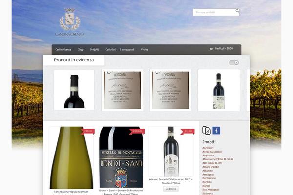 Wootique theme site design template sample