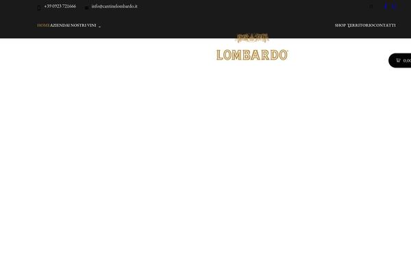 cantinelombardo.it site used Diwine