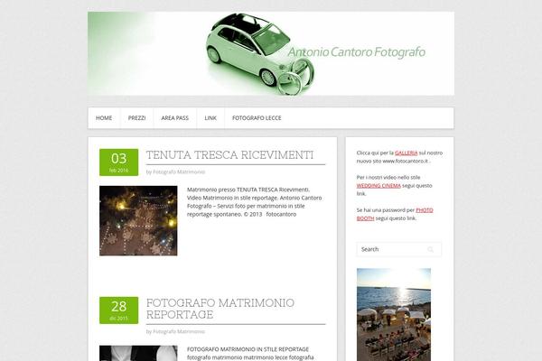 Contango theme site design template sample