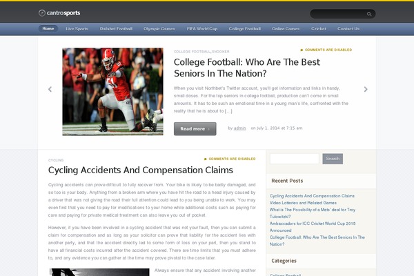 cantrosports.com site used Techcompass