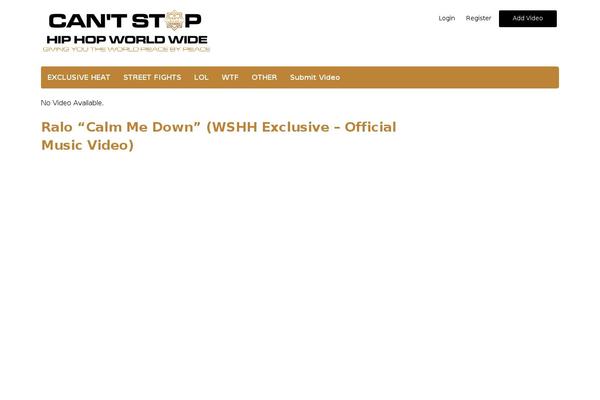 Video theme site design template sample