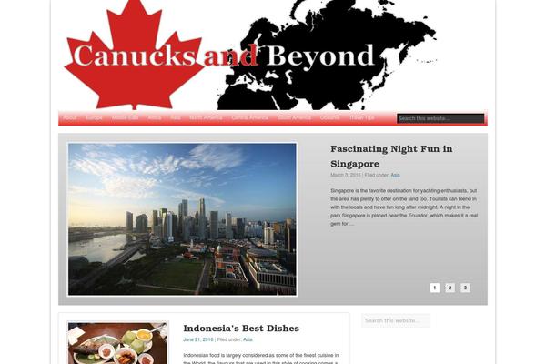 Esplanade theme site design template sample