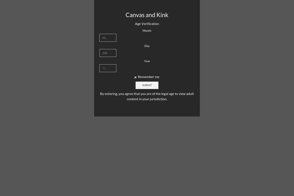 Site using Age-gate plugin