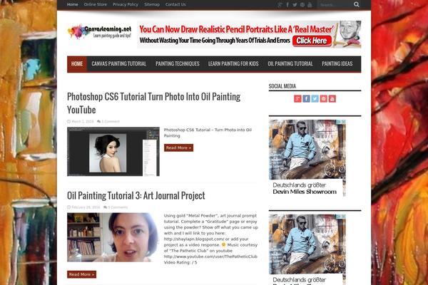 TechNews theme site design template sample