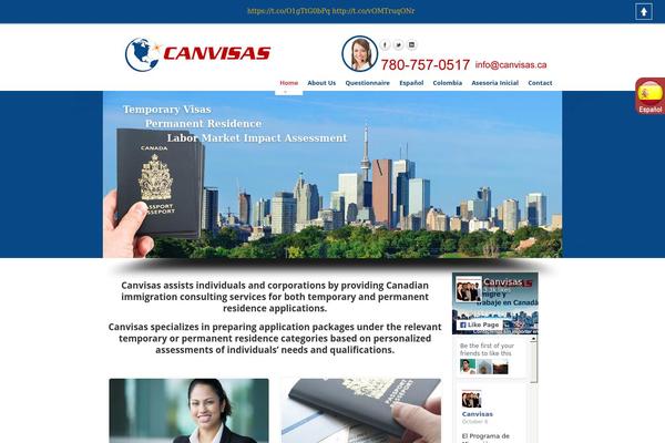Caffeine theme site design template sample