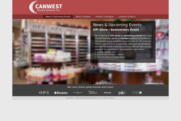 canwestbeauty.com site used Canwest
