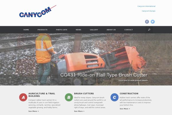 Vantage theme site design template sample