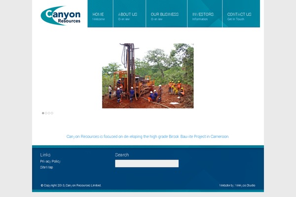 canyonresources.com.au site used Birwp