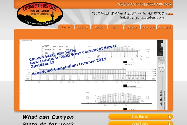 canyonstatebus.com site used Tclean