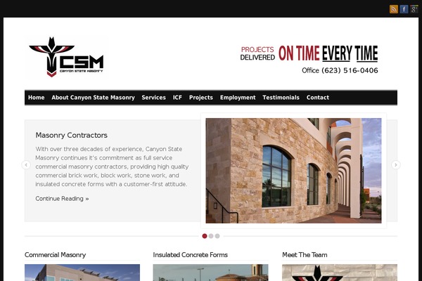 canyonstatemasonry.com site used Wp-professional101