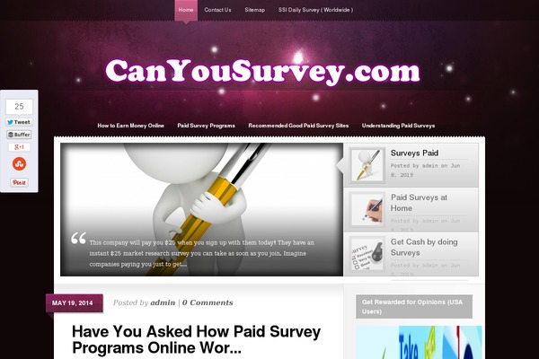 Glow theme site design template sample