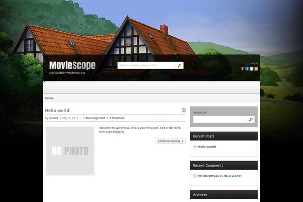 caoville.com site used MovieScope