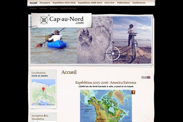 Adventure Journal theme site design template sample