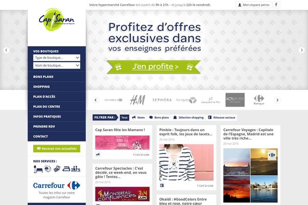 Carrefour theme site design template sample