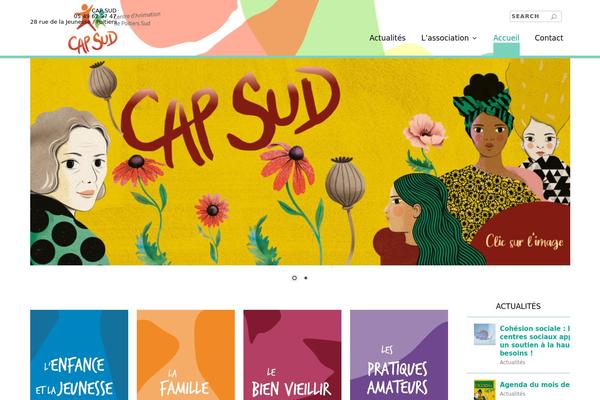 Extra-child theme site design template sample