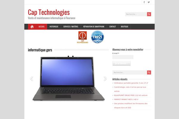 MineZine theme site design template sample