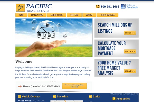 capacificservices.com site used Pacific_realestate