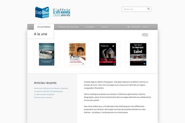 Wootique theme site design template sample
