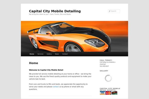 Twenty Eleven theme site design template sample