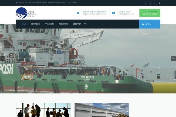 Industrial theme site design template sample