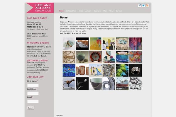 Site using Constant Contact for WordPress plugin