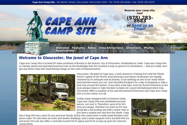 capeann theme websites examples